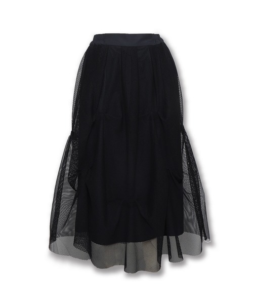 Re.Verofonna スカート メッシュタックスカート : ZOZOTOWN