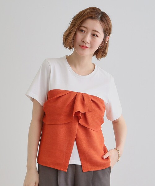 grove tシャツ 「大人のリゾートスタイル/SETUP」麻調ビスチェ
