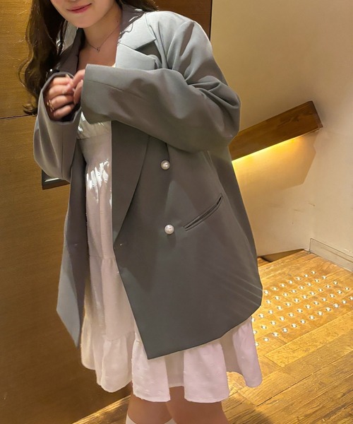 [JUNOAH] tailored jacket SMALL черный женский 