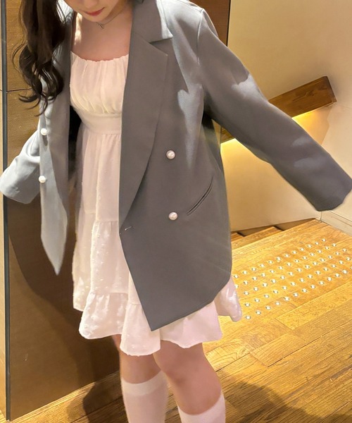[JUNOAH] tailored jacket SMALL черный женский 
