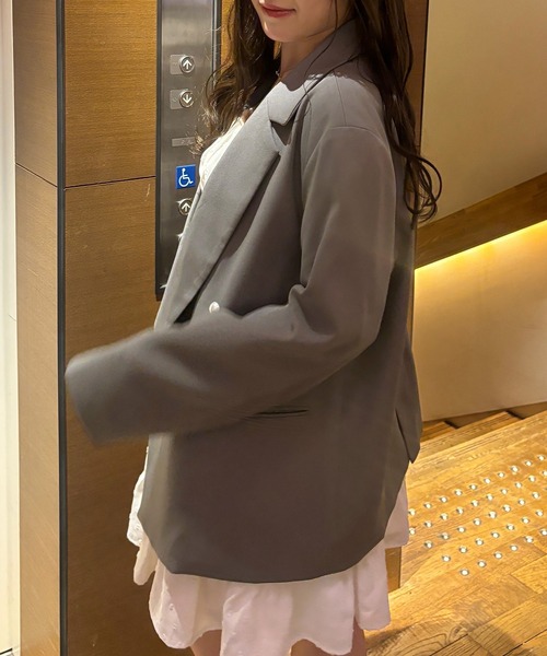 [JUNOAH] tailored jacket SMALL черный женский 