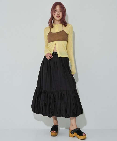 スカート バルーンフレアロングスカート : ZOZOTOWN Yahoo!店 - 通販