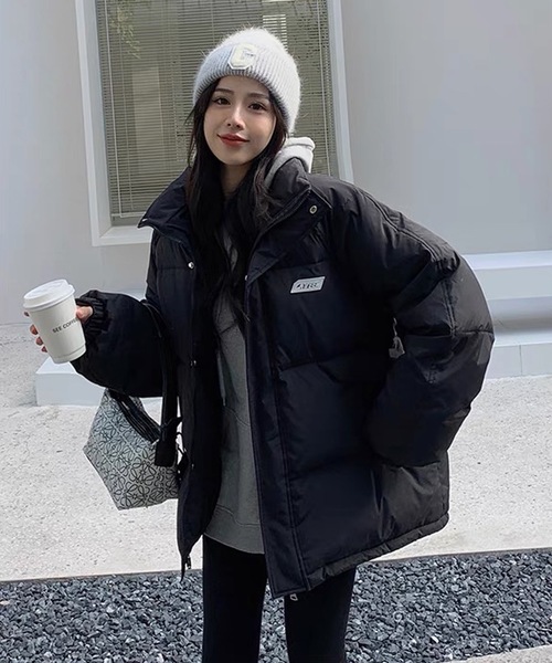 「shopnikoniko」 中綿ブルゾン フリー ホワイト レディース_画像4