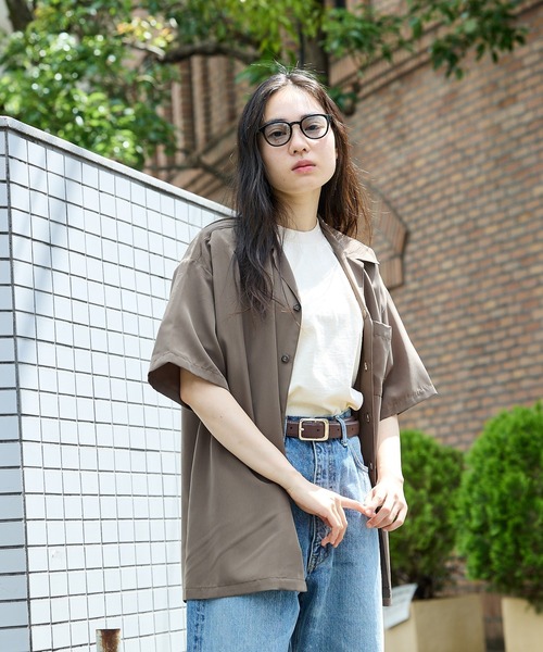 Cal Top シャツ CALTOP/キャルトップ CALTOP OPEN COLLER S/S
