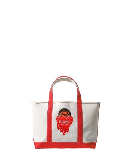 BAPE 【すべてのアクアリウムの種類】 X ? PENDLETON TOTE BAG L M メンズ