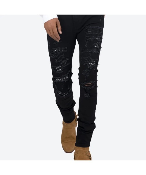 mnml（ミニマル） ジーンズ 「mnml」X165 PAISLEY STRETCH DENIM 「I