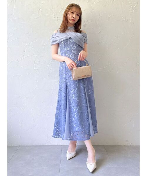 dazzlin オケージョンドレス dazzlin ドレス MIXレースドレス : ZOZOTOWN Yahoo!店 - 通販