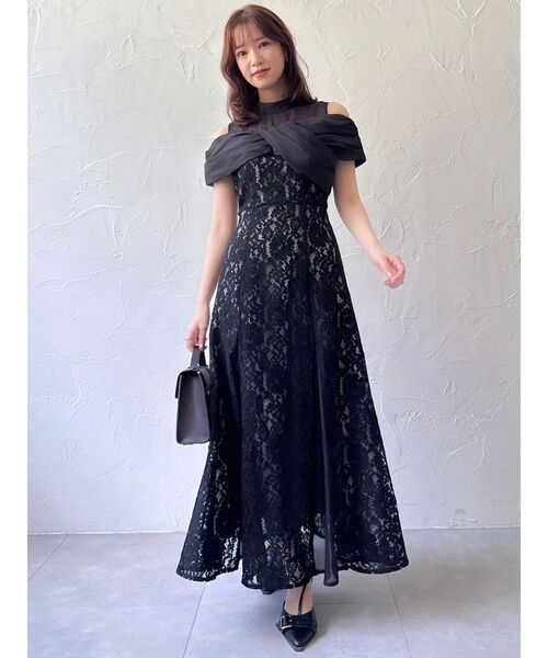 dazzlin オケージョンドレス dazzlin ドレス MIXレースドレス : ZOZOTOWN Yahoo!店 - 通販