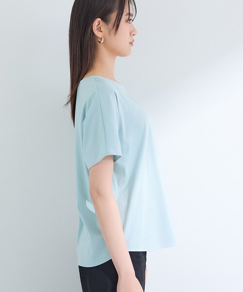 INDIVI（インディヴィ） tシャツ 半袖 「インナーとしても活躍