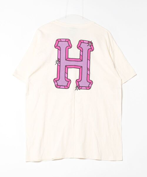 「HUF」 半袖Tシャツ L イエロー メンズ