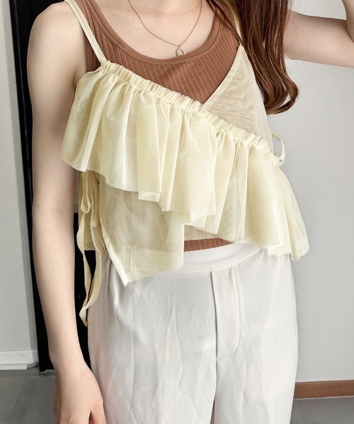 キャミソール フリルキャミソール : ZOZOTOWN Yahoo!店 - 通販 - Yahoo