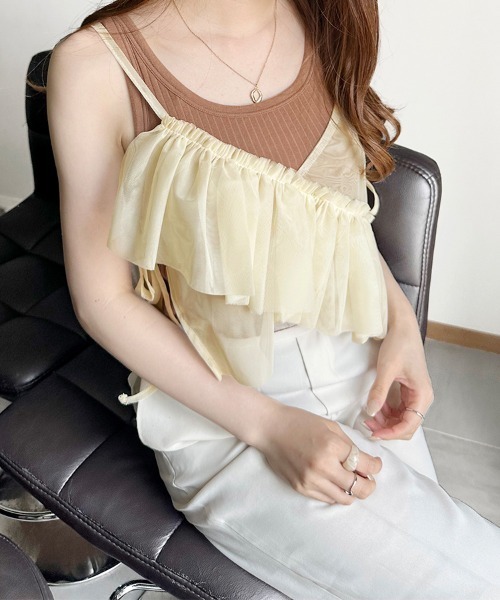 キャミソール フリルキャミソール : ZOZOTOWN Yahoo!店 - 通販 - Yahoo