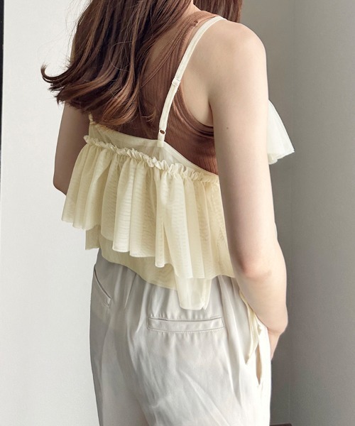 キャミソール フリルキャミソール : ZOZOTOWN Yahoo!店 - 通販 - Yahoo
