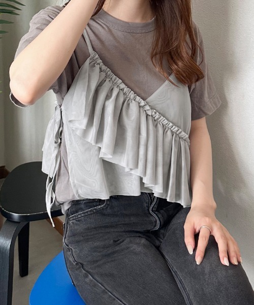 キャミソール フリルキャミソール : ZOZOTOWN Yahoo!店 - 通販 - Yahoo