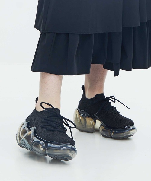 grounds スニーカー　厚底 レディース grounds スニーカー 「grounds/グラウンズ」MOOPIE GLITTER for