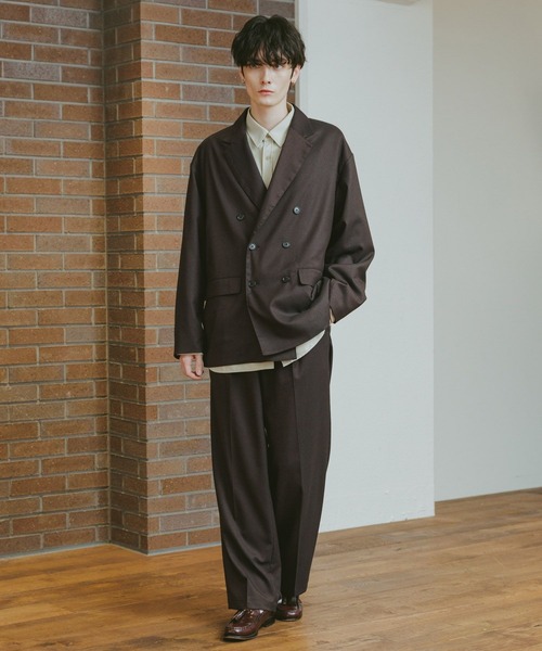 RAGEBLUE（レイジブルー） スラックス TW/ディープワンタック/ワイド