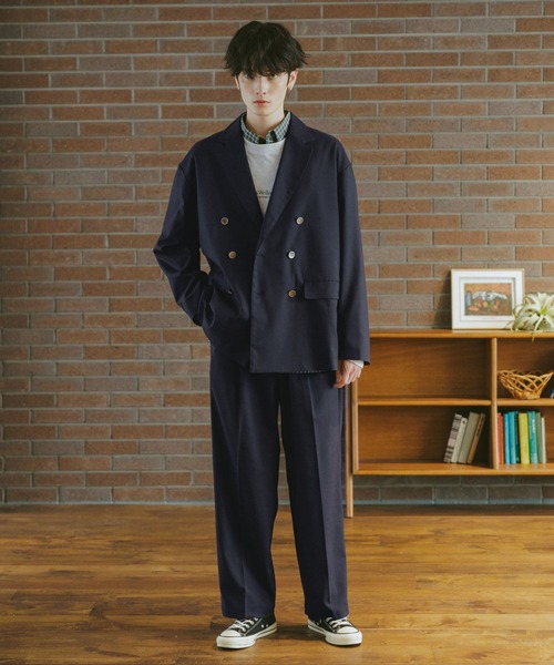 RAGEBLUE（レイジブルー） スラックス TW/ディープワンタック/ワイド