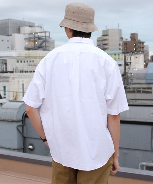 「DANTON」 半袖シャツ 40 ホワイト メンズの画像6