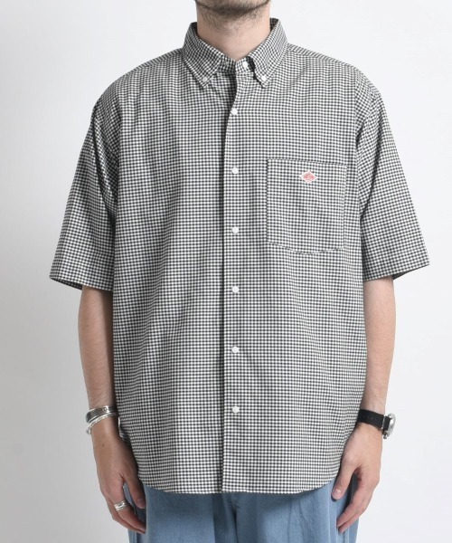 「DANTON」 半袖シャツ 40 ホワイト メンズの画像8