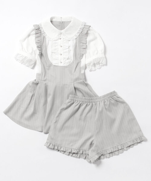 「Secret Honey」 セットアップ MEDIUM グレー レディース_画像3