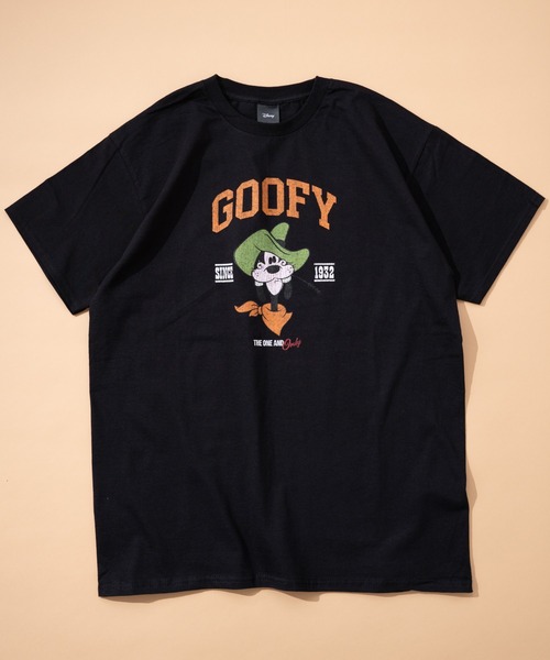 Disney（ディズニー） ヘンリーネック tシャツ 「Disney」カウボーイ 