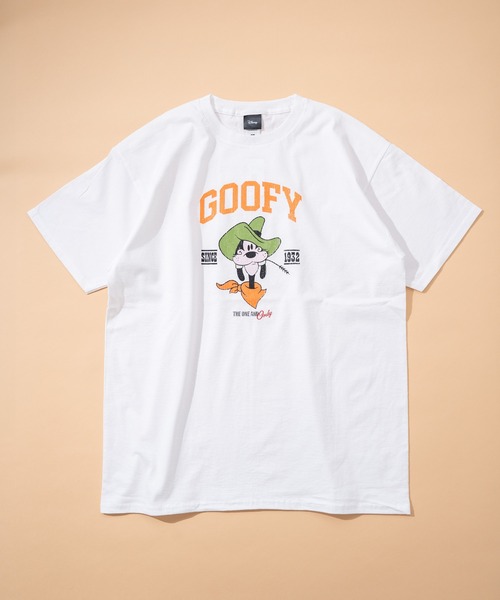 Disney（ディズニー） ヘンリーネック tシャツ 半袖 「Disney