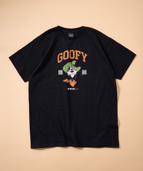 Disney（ディズニー） ヘンリーネック tシャツ 半袖 「Disney