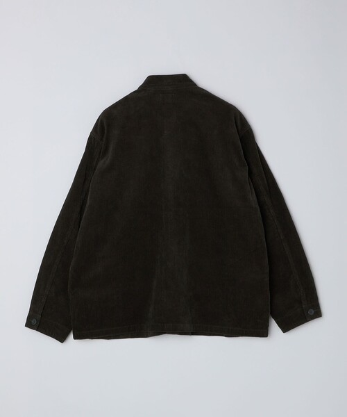 Dime / ジャケット/L/コットン/BLK/コーデュロイシャツコート SHIPS（シップス） コート ジャケット SHIPS: AUTHENTIC ダブル