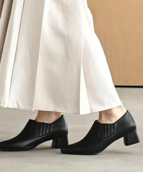 AmiAmi（アミアミ） ブーツ サイドゴアブーティ/ポインテッドトゥ