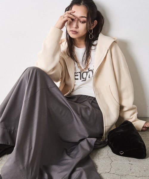 ミイTO BE CHIC ギマコットンニットパーカー ミイ様専用TO BE CHIC ギマコットンニットパーカー 【公式通販】