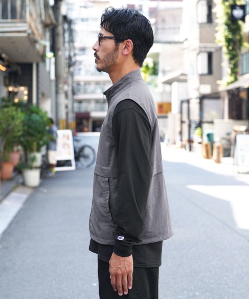 服/ファッション ベスト JIGGYS SHOP（ジギーズショップ） ベスト ジレ ドローコード ワン