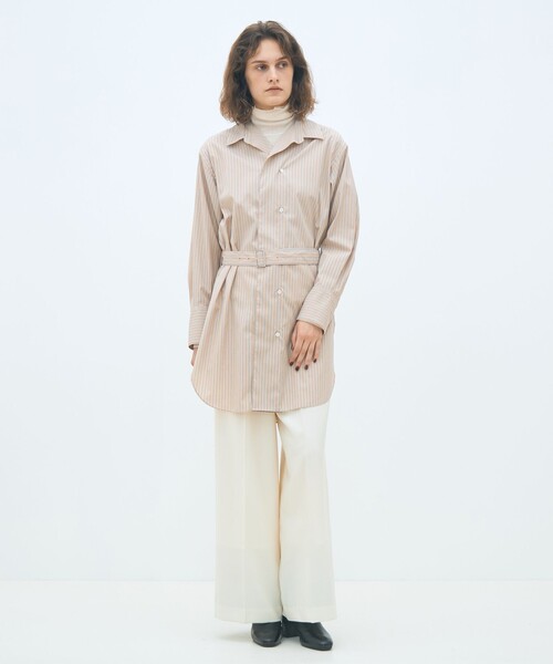 服/ファッション MACPHEE MACPHEE（マカフィー） チュニック コットンブロード ベルト付き