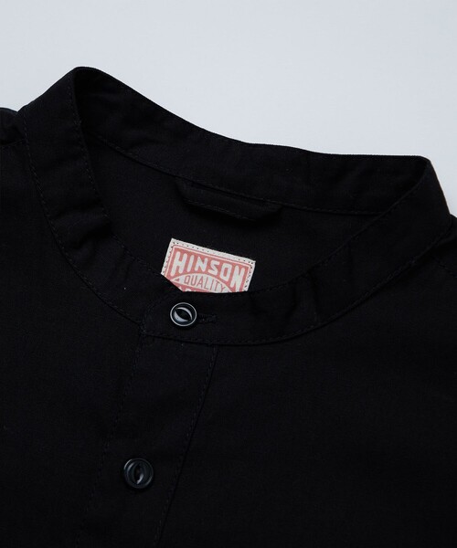 「HINSON」 半袖シャツ MEDIUM ベージュ メンズ_画像5