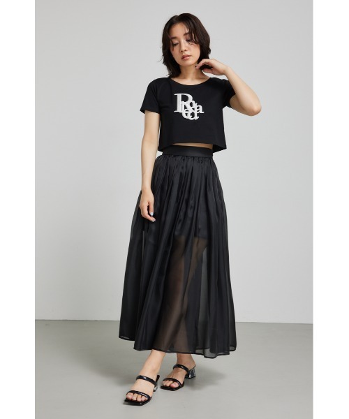「rienda」 半袖Tシャツ FREE ブラック レディース_画像6