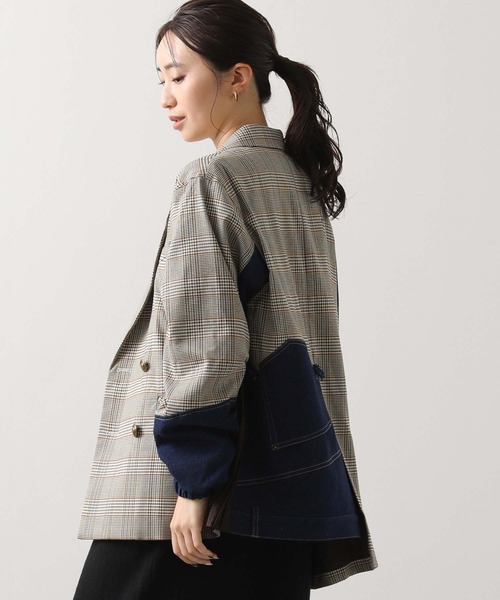 AULA AILA（アウラ アイラ） コート アウター AULAデニムチェック