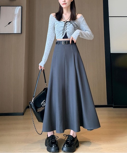 MAISON DE THERESE（メゾン ド テレーズ） スカート ベルト付き ハイ