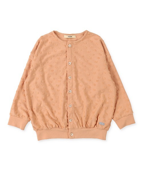 「FITH」 「KIDS」カーディガン 100 オレンジ キッズ_画像6