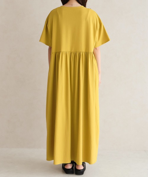 「Social GIRL」 半袖ワンピース M ブルー レディース_画像7