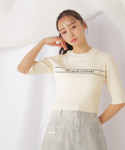 「JILL by JILL STUART」 半袖ニット FREE ホワイト系その他 レディース_画像6