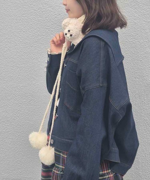 Bleu Bleuet（ブルーブルーエ） 耳当て イヤーマフ イヌニットイヤマフ