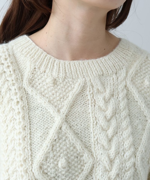yuni ニット セーター ネパールハンドニット プルオーバー レディース