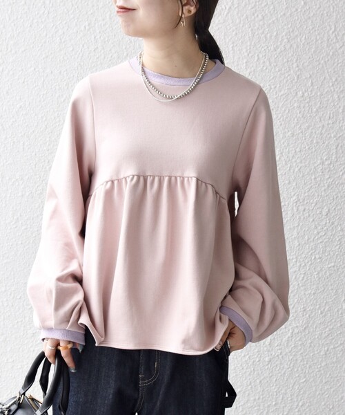 ANTHEM トレーナー SHIPS any トレーナー スウェット any:「洗濯機可能」裏毛 バイカラー