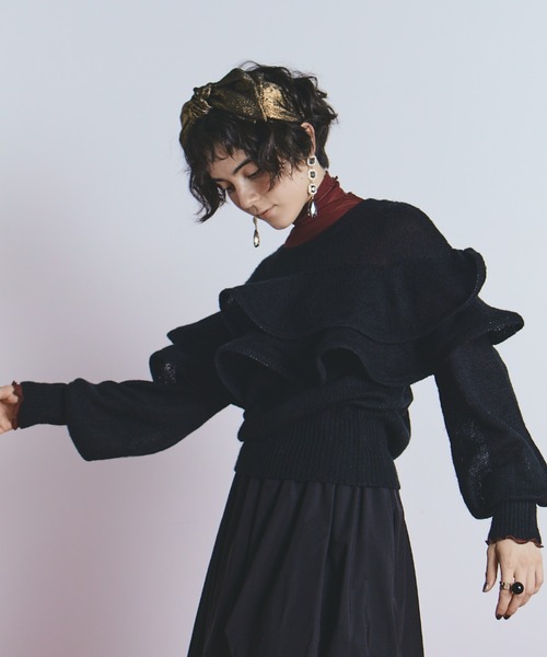 manana suerte（マニャーナスエルテ） ニット セーター モヘアライク