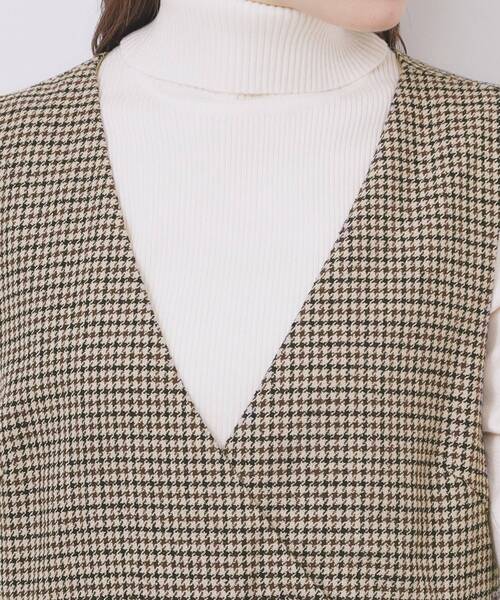 index（インデックス） ワンピース ラップ風ツイードジャンスカ「洗濯