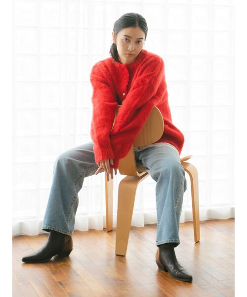 新品未使用！ungrid ヘンリーネック起毛ルーズニット ヘンリーネック起毛ルーズニット（ニット/セーター）｜Ungrid（アン