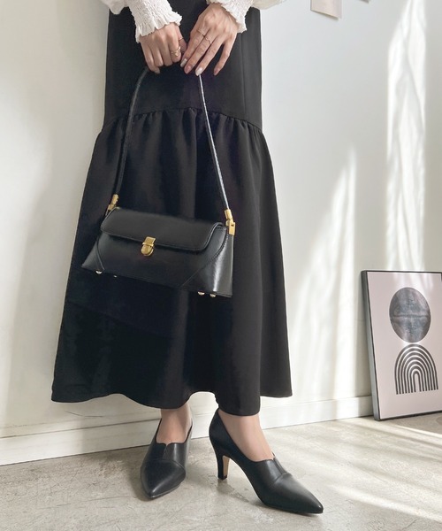 「Futier land」 パンプス 37 ブラック レディース_画像5