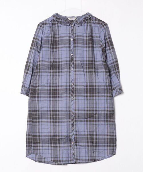 ブルマリン ワンピース LA MARINE FRANCAISE（マリンフランセーズ） チェック柄シャツ