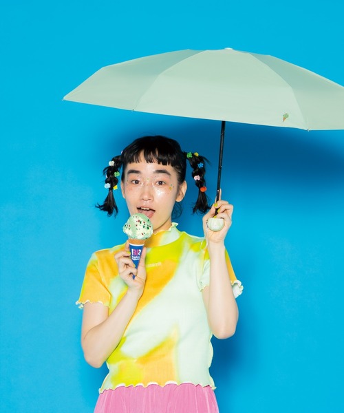 Wpc. 日傘 uvカット 折りたたみ傘 サーティワン アイスクリーム × 遮光