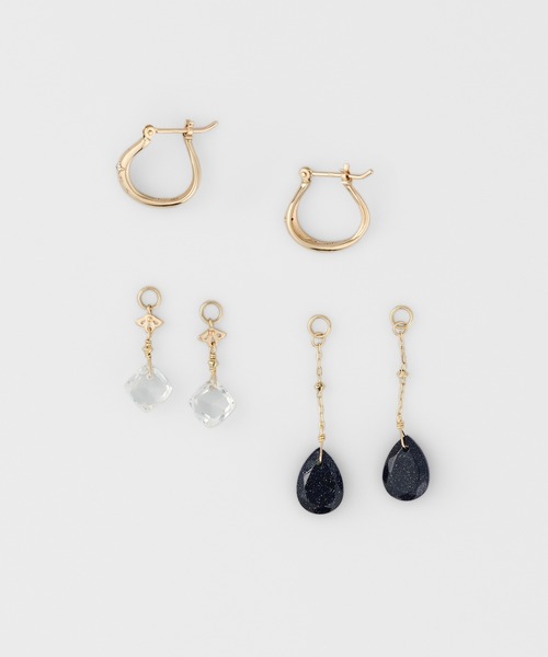 agete（アガット） ピアス（両耳用） フリー ゴールド レディース