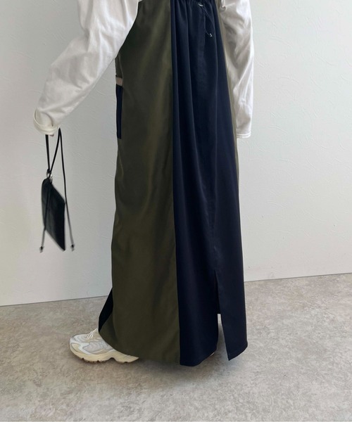 「Eimee Law」 サロペットスカート 38 カーキ レディース_画像2